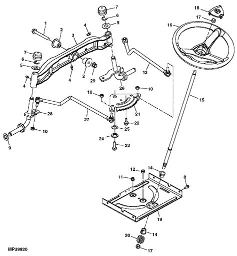 john deere tractor parts diagram